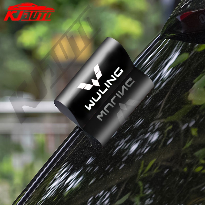 ใหม่ สติกเกอร์ฉลาก PVC ลาย Wuling Car Wash Label Style Trunk Door Decals สําหรับตกแต่งรถยนต์ Wuling Cortez Almaz Air EV Confero DB S