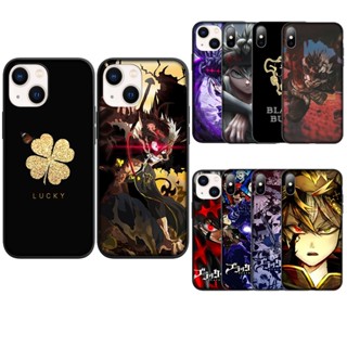 Xx16 เคสโทรศัพท์มือถือ ซิลิโคนนุ่ม ลาย Black Clover สําหรับ iPhone 14 Plus Pro Max