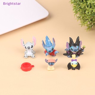 Brightstar Lilo &amp; Stitch ฟิกเกอร์แอกชัน แฮนด์เมด อะนิเมะ ตกแต่ง มินิ ตุ๊กตา DIy ของเล่น โมเดล ใหม่