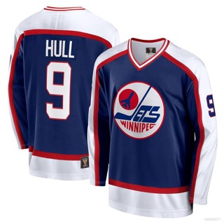 Yp2 NHL เสื้อกีฬาแขนยาว ลาย Winnipeg Jets Jersey Bobby Hull พลัสไซซ์ PY2