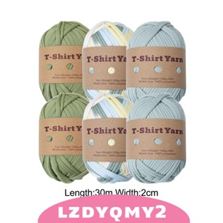 [Lzdyqmy2] ผ้าถักนิตติ้ง 32. 6 ชิ้นเส้นด้ายสปาเก็ตตี้ แบบถักนุ่ม ซักล้างได้ สําหรับทําผ้าพันคอ กระเป๋าถือ DIY