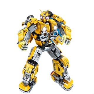 ใหม่ ชุดของเล่นตัวต่อ ฟิกเกอร์ MOC Bumblebee Transformer Rebot Mecha DIY สําหรับเด็ก 927 ชิ้น