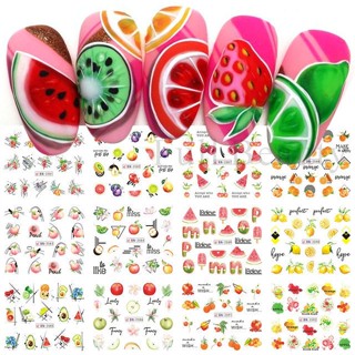 สติกเกอร์ ลายน้ํา สําหรับตกแต่งเล็บ