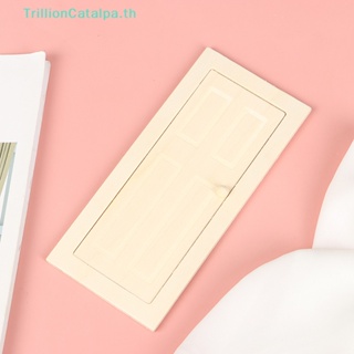 Trillioncatalpa เฟอร์นิเจอร์ประตูภายในบ้านตุ๊กตา สเกล 1/12 DIY