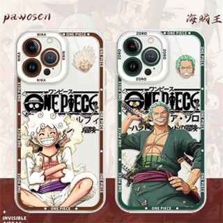 เคสโทรศัพท์มือถือ แบบใส กันกระแทก ลายการ์ตูนอนิเมะ One Piece Nica Luffy Zoro Chopper น่ารัก สไตล์ญี่ปุ่น สําหรับ Infinix Note 10 11 12 VIP G96 12i 30 30i Pro 4G