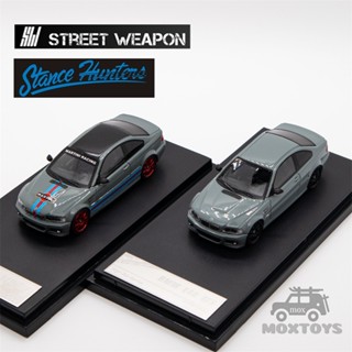 โมเดลรถยนต์ Stance Hunters x Street Weapon 1:64 E46 M3 Cement Diecast