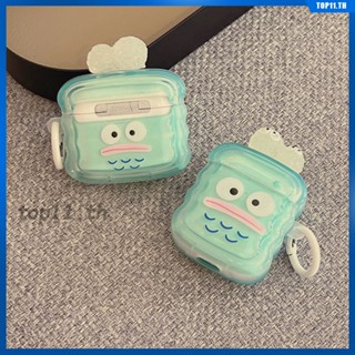 การ์ตูน Airpods เคสป้องกันฝาครอบชุดหูฟังบลูทูธเหมาะสำหรับ Airpod Pro2 3 ที่สองเคสป้องกันชุดหูฟังสำหรับนักเรียนหญิงชายหูฟังไร้สาย (top11.th.)