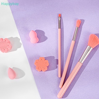 &lt;Happybay&gt; ชุดแปรงแต่งหน้า ด้ามจับสีชมพู สําหรับผู้หญิง 7 ชิ้น