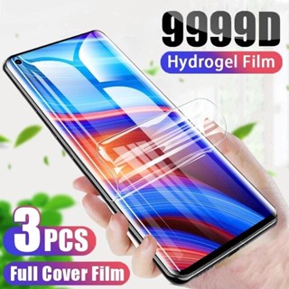 ฟิล์มไฮโดรเจลกันรอยหน้าจอ สําหรับ Realme 10 10s 10T 11 Pro Plus C30 C33 C53 C55 C30s C31 Realme GT GT3 Neo 5 240W SE Narzo 60 N53 Pro 1-3 ชิ้น