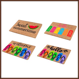 Jaz พรมเช็ดเท้า ลาย Hello Doormat กันลื่น ทนต่อการเสียดสี ขนาด 40x60 ซม. 60x90 ซม. สําหรับห้องนอน ห้องน้ํา ทางเข้า