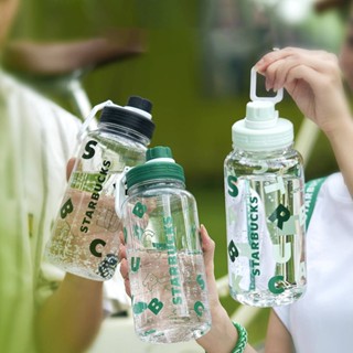 Starbucks ขวดน้ํากีฬา ความจุขนาดใหญ่ 1000 มล.