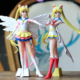 โมเดลฟิกเกอร์ PVC รูปการ์ตูนอนิเมะเซเลอร์มูน Tsukino Usagi Eternal Tiare ขนาด 23 ซม. เหมาะกับของขวัญ ของเล่นสําหรับเด็ก