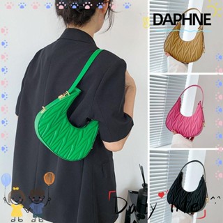 Daphne กระเป๋าสะพายไหล่ หนัง PU ลําลอง สําหรับผู้หญิง