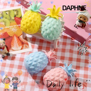 Daphne ของเล่นลูกบอลสับปะรด สีฟ้า เขียว ชมพู เหลือง สร้างสรรค์ ของขวัญ ของเล่นสําหรับเด็ก