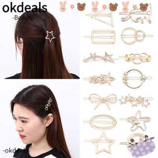 OKDEALS ปิ่นปักผมโลหะ เครื่องประดับผม สําหรับผู้หญิง