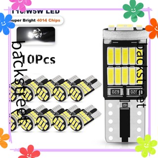 Backstreet หลอดไฟถอยหลังรถยนต์ Led 4014 SMD 6000K 168 194 W5W T10 แบบเปลี่ยน 10 ชิ้น