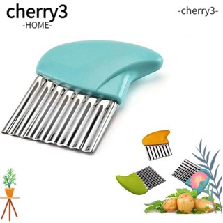 Cherry3 เครื่องตัดมันฝรั่ง ผลไม้ ชิป สเตนเลส