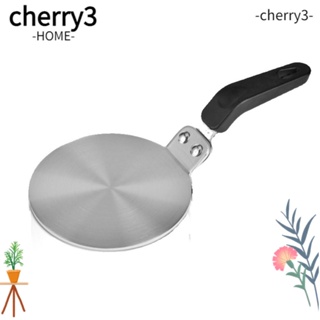 Cherry3 แผ่นเหนี่ยวนําความร้อน สเตนเลส สีเงิน คุณภาพสูง สําหรับเตาแม่เหล็กไฟฟ้า ห้องครัว