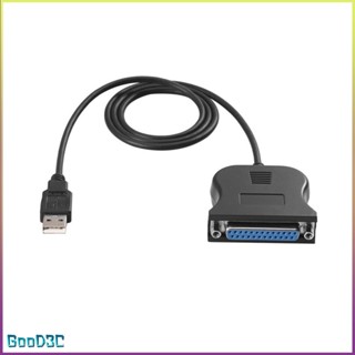 [Instock] Printer Cable Black Bi-Directional Parallel Interface Adapter Converter Cord [P/8]