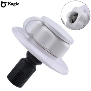 ⭐24H SHIPING⭐RV City Water Inlet With Check Valve Flange Hose Connector Connection Fill