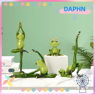 Daphs กบโยคะ สร้างสรรค์ โมเดิร์น เพชรประดับ ของสะสม โต๊ะ ตกแต่งโต๊ะ รูปกบ ประติมากรรม