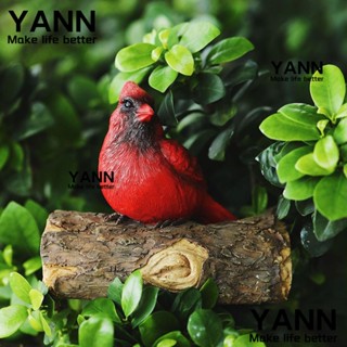 Yann1 ตอไม้เรซิ่น รูปนก สร้างสรรค์ สําหรับประดับตกแต่งสวน