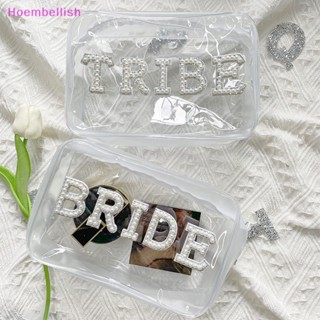 Hoe&gt; กระเป๋าเครื่องสําอาง ลาย Bride Mrs Bride To Be Beach Pool Bachelorette Hen Party สําหรับเจ้าสาว งานแต่งงาน