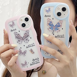 เคสโทรศัพท์มือถือ TPU ลายผีเสื้อ สีฟ้า สําหรับ Infinix Hot 30 30i 20 20s 10s 12 11 Pro X665 12i Play Note 12 TURBO G96 X670 10 9