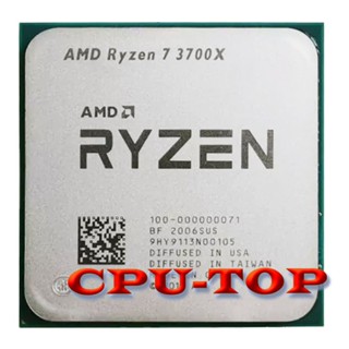 หน่วยประมวลผล CPU AMD Ryzen 7 3700X R7 3700X 3.6 GHz Eight-Core Sinteen-Thread 65W 7NM L3=32M 100-000000071 ซ็อกเก็ต AM4