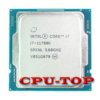 ซ็อกเก็ตโปรเซสเซอร์ CPU Intel Core i7-11700K i7 11700K 3.6 GHz Eight-Core 16-Thread L3=16M 125W LGA 1200