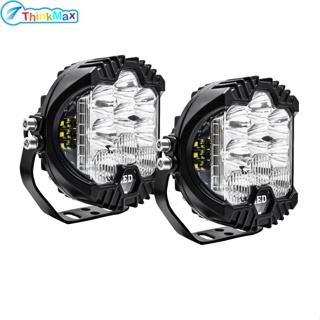 ไฟหน้า Led 6000k 15000lm อะลูมิเนียมอัลลอย ขนาด 5 นิ้ว สําหรับรถจักรยานยนต์