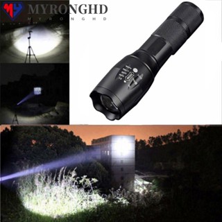 Myronghd ไฟฉาย LED 500 Lumen ทนทาน สําหรับเดินป่ากลางแจ้ง