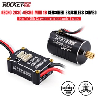 Rocket-rc 2030 มอเตอร์เซนเซอร์ ESC Combo สําหรับรถบรรทุกบังคับ TRX4M 1/18