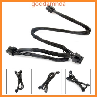 Godd สายเคเบิลการ์ดจอ 18AWG สายทองแดง GPU 6+2Pin สําหรับ Com