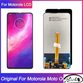 Amoled หน้าจอสัมผัสดิจิทัล lcd สําหรับ Motorola MOTO One Hyper MOTO OneHyper XT2027