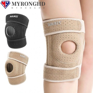 Myronghd สนับเข่า ข้อต่อสปริง ปรับได้ ระบายอากาศ เพื่อความปลอดภัย สําหรับผู้ชาย 2023 1 ชิ้น