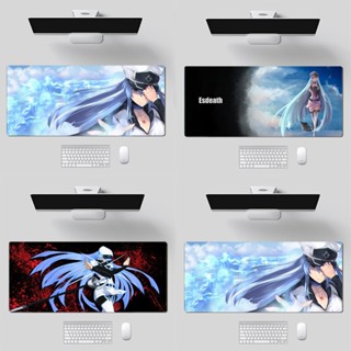 แผ่นรองเมาส์ คีย์บอร์ด ขนาดใหญ่ ลายการ์ตูนอนิเมะ Esdeath Akame Ga Kill 90x40 สําหรับเล่นเกมคอมพิวเตอร์ PC