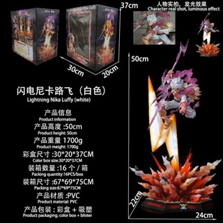ใหม่ โมเดลฟิกเกอร์ Manjiang Studio One Piece Series First Bomb Lightning Explosion Nilphy ของเล่นสําหรับเด็ก