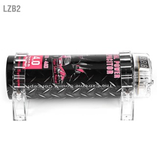 LZB2 4 Farad Power Capacitor LED แรงดันไฟฟ้าจอแสดงผล Cap เครื่องขยายเสียงเครื่องเสียงรถยนต์