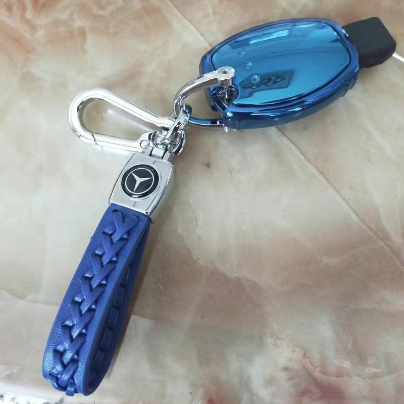 [สต๊อกพร้อม] จี้พวงกุญแจโลหะ Benz Alloy,ที่ใส่กุญแจ ,TPU+PC Benz Key Cover,แหวนพวงกุญแจ,เคส Keyfob สําหรับ Mercedes Benz W203 W210 W211 W124 W202 W204 AMG - รูปที่ 7