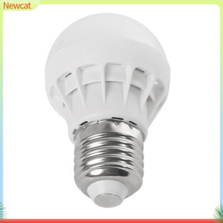 {Newcat} หลอดไฟ LED AC 85-265V 3W E27 RGB เปลี่ยนสีได้ พร้อมรีโมตคอนโทรล