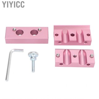 Yiyicc Lip Balm Maker Tool  Beautiful Design Professional Glossy Inner Wall Aluminum 2 Holes Dual Use DIY Lipstick Mold for Makeup Cosmetics