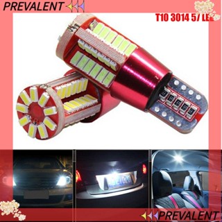 Preva หลอดไฟติดป้ายทะเบียนรถยนต์ 12V COB 3014 57SMD 2 ชิ้น