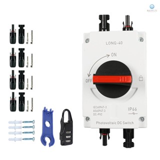 สวิตช์ตัดการเชื่อมต่อกระแสตรง 32A 4P PV กันฝุ่น กันน้ํา IP66 TOLO-7.26
