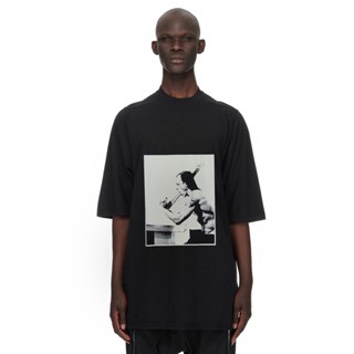 เสื้อยืดแขนสั้น พิมพ์ลาย RICK OWENS สําหรับผู้ชาย