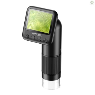 [XS]APEXEL Apl-ms008 กล้องจุลทรรศน์ดิจิทัล 12X-24X หน้าจอ LCD 2.0 นิ้ว 2MP 720P พร้อมไฟ LED สําหรับเด็ก