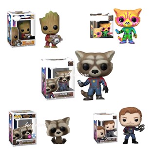 Funko POP ฟิกเกอร์ Avengers Guardians of The Galaxy Vol.3 Groot Baby Rocket Star Lord ของเล่น สําหรับเด็ก