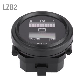 LZB2 12V/24V/36V/48V/72V LED เครื่องวัดตัวบ่งชี้แบตเตอรี่แบบดิจิตอลพร้อมเครื่องวัดชั่วโมงสำหรับรถกอล์ฟ