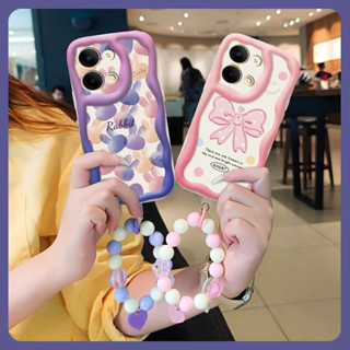 Full edging interest Phone Case For OPPO Reno9 5G/Reno9 Pro 5G three-dimensional For Girls Liquid silicone Pendants texture