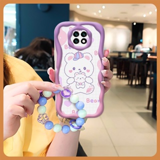 texture Full edging Phone Case For Redmi Note9 5G China/Note9T romantic Love bracelet Heat dissipation Soft